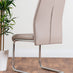 Kylo White Marble Effect Dining Table & 4 Cappuccino Lorenzo Chairs