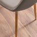 Novara Gold Metal Large Round Dining Table And 4 Cappuccino Beige Corona Gold Chairs Set