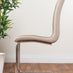 Elina White Marble Effect Round Dining Table & 2 Cappuccino Murano Chairs