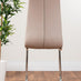 Elina White Marble Effect Round Dining Table & 2 Cappuccino Murano Chairs