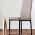 Koko Oak Effect Round Dining Table & 4 Cappuccino Milan Black Leg Chairs