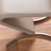 Giovani High Gloss And Glass Dining Table And 6 Cappuccino Beige Willow Chairs Set