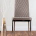 Arezzo Large Extending Dining Table and 8 Cappuccino Milan Chairs