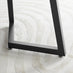 Carson White Marble Effect Dining Table & 4 Cappuccino Corona Black Leg Chairs