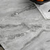 Carson Rectangular White Marble Effect and Black Metal 6 Seater Dining Table