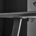 Carson White Marble Effect Dining Table & 6 Cappuccino Corona Black Leg Chairs