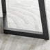 Carson White Marble Effect Dining Table & 6 Black Milan Black Leg Chairs