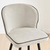 2x Catriona Cream Fabric Counter Stools