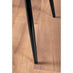 Kylo Brown Wood Effect Dining Table & 6 Cappuccino Corona Black Leg Chairs
