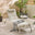 2x Corsica Cream Metal & Textilene Sun Loungers