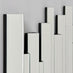 Crystalline Rectangle Modern Wall Mirror