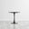 Elina Round White Marble Effect Pedestal 2 Seater Dining Table