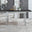 Enna Rectangular Black Glass Extending 4-6 Seater Dining Table