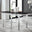 Enna Rectangular Black Glass Extending 4-6 Seater Dining Table