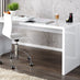 Enzo White High Gloss Desk