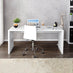 Enzo White High Gloss Desk