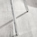 2x Falun Light Grey Fabric Dining Chairs Silver Legs