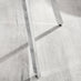 2x Falun Light Grey Fabric Dining Chairs Silver Legs