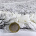 Fantasy Geometric Moroccan Trellis Rug in Light Grey and Cream - 150x80cm