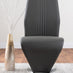 Giovani Grey White Modern High Gloss And Glass Dining Table And 6 Elephant Grey Willow Chairs Set