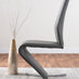 Novara 100cm Round Dining Table & 2 Elephant Grey Willow Chairs