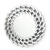 Venetian Silver Large Round Wall Mirror
