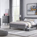 Azure Grey Solid Pine King Bed Frame + Windsor Mattress