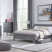 Azure Grey Solid Pine King Bed Frame + Windsor Mattress + 4 Drawers