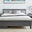 Azure Grey Solid Pine King Bed Frame + 4 Drawers