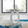 Giovani Grey White High Gloss And Glass 100cm Round Dining Table And 4 Elephant Grey Murano Chairs Set