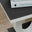 Giovani Square Black Glass and White High Gloss Side Table