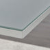 Giovani Rectangular Grey and White High Gloss Glass 6 Seater Large Dining Table