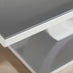 Giovani Grey White High Gloss Glass Console Coffee End Side Table Set