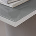 Giovani Grey Glass and White High Gloss Console Table