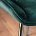Imperia 6 Grey Dining Table and 6 Green Pesaro Silver Leg Chairs