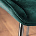 Novara 100cm Round  Dining Table and 2 Green Pesaro Silver Leg Chairs