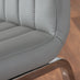 Atlanta White High Gloss And Chrome Metal Rectangle Dining Table And 4 Elephant Grey Isco Dining Chairs Set