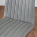 Renato 120cm High Gloss Extending Dining Table and 6 Grey Isco Chairs