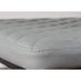 Monza 4 White/Grey Dining Table & 4 Grey Milan Black Leg Chairs