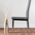 Giovani Grey White High Gloss And Glass 100cm Round Dining Table And 4 Grey Milan Chairs Set