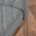 Arezzo Large Extending Dining Table and 6 Grey Milan Chairs