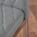 Arezzo Large Extending Dining Table and 6 Grey Milan Chairs