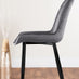 Arezzo Large Extending Dining Table and 8 Grey Pesaro Black Leg Chairs