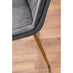 Novara White Marble Gold Leg 120cm Round Dining Table & 4 Grey Pesaro Gold Leg Chairs