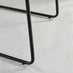 2x Halle Cream Fabric Dining Chairs Black Legs