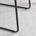2x Halle Dark Grey Fabric Dining Chairs Black Legs