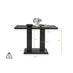 Imperia Rectangular Black High Gloss 4 Seater Dining Table