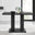 Imperia Rectangular Black High Gloss 4 Seater Dining Table