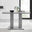Imperia Rectangular Grey High Gloss 4 Seater Dining Table
