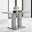 Imperia Rectangular Grey High Gloss 4 Seater Dining Table